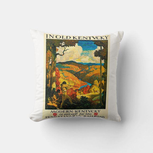 KENTUCKY THROW PILLOW (Front)