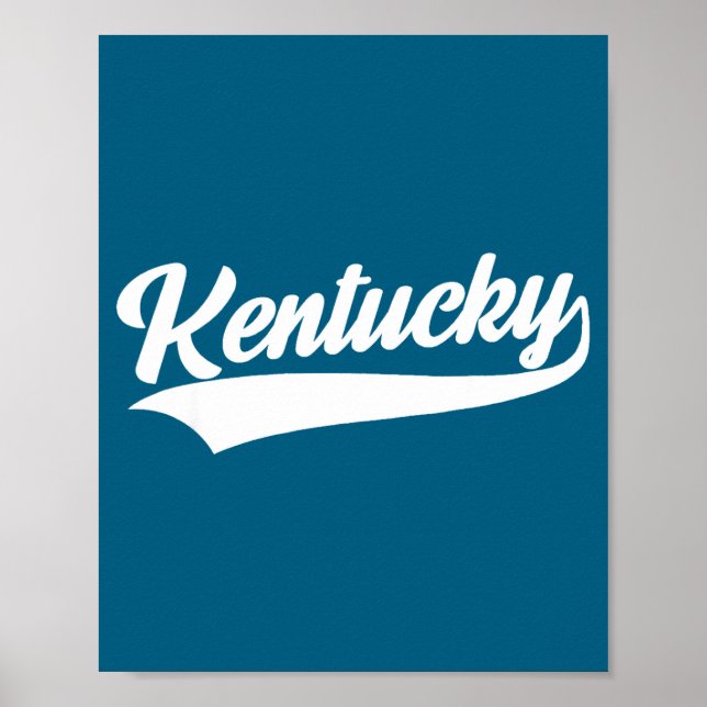 Kentucky - throwback design - classic  poster (Front)