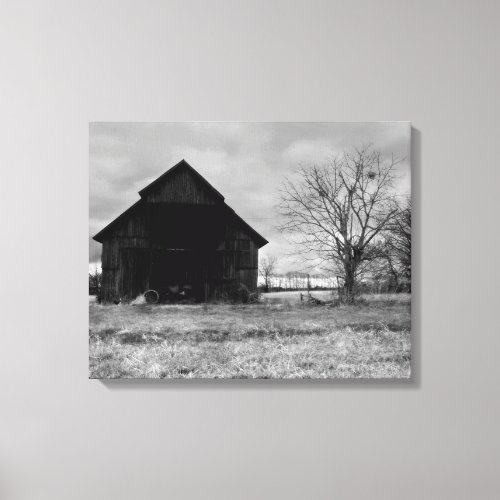 Kentucky Tobacco Barn 2 Canvas Print