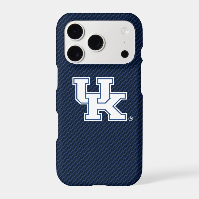 Kentucky | UK Carbon Fiber Pattern Iphone Case (Back)