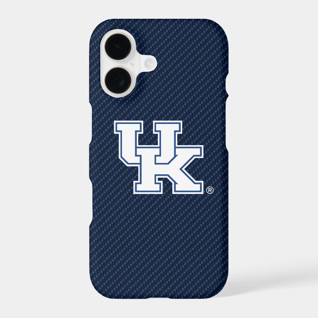 Kentucky | UK Carbon Fiber Pattern Iphone Case (Back)
