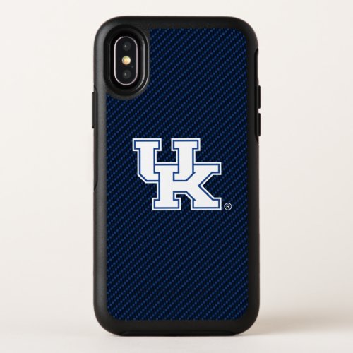 Kentucky  UK Carbon Fiber Pattern OtterBox Symmetry iPhone X Case