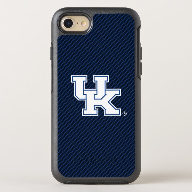 Kentucky | UK Carbon Fiber Pattern Otterbox iPhone Case (Back)