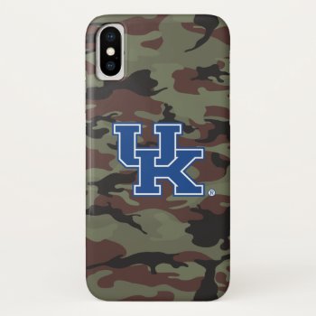 Kentucky | Uk Kentucky Camo Pattern Iphone X Case by ukwildcats at Zazzle
