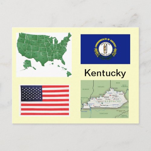 Kentucky USA Postcard
