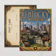 Kentucky Vintage Art Deco Golden Age