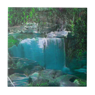 Kentucky Waterfall Ceramic Tile 4.25 x 4.25