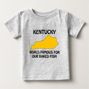 Kentucky - World Famous For Our Baked Fish Baby T-Shirt