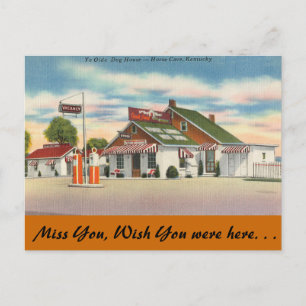 Kentucky, Ye Olde Dog House, Horse Cave Postcard