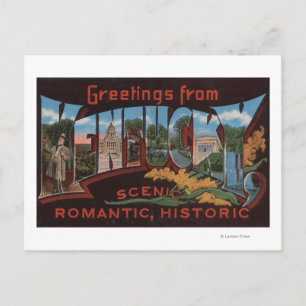 KentuckyLarge Letter ScenesKentucky 2 Postcard