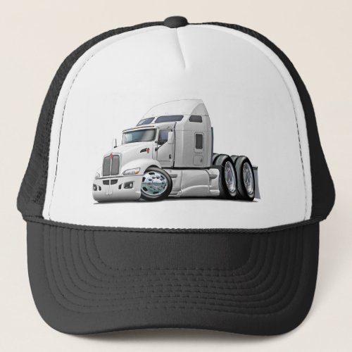 Kenworth 660 White Truck Trucker Hat