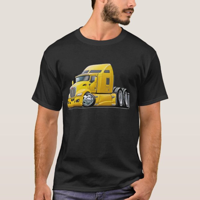 Kenworth 660 Yellow Truck T-Shirt (Front)