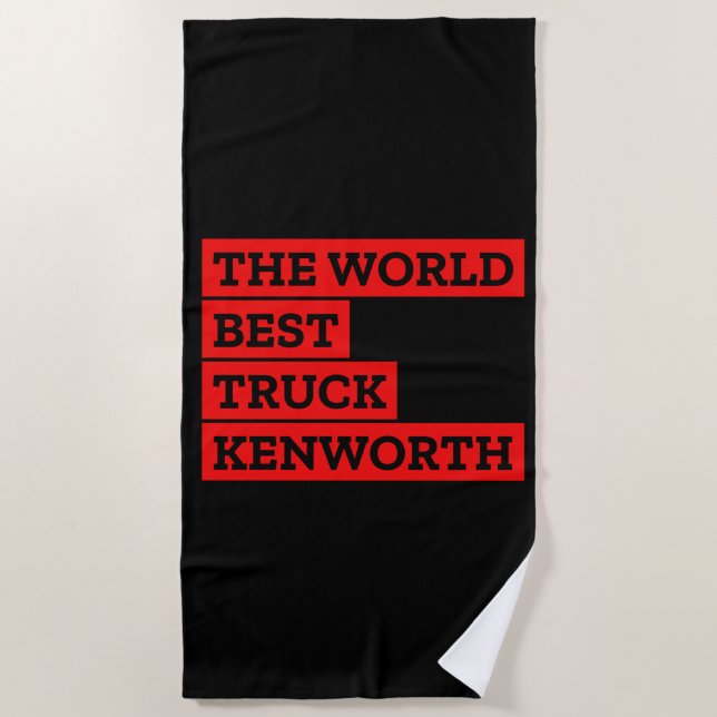 Kenworth Beach Towel (Front)