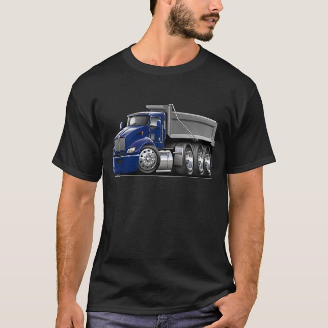 Kenworth T440 Dk Blue-Grey Truck T-Shirt (Front)