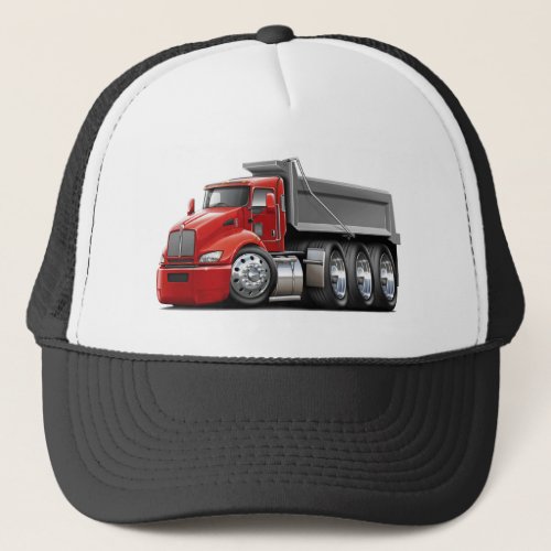 Kenworth T440 Red-Grey Truck Trucker Hat