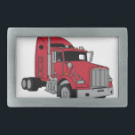 Kenworth Tractor Belt Buckle<br><div class="desc">The classic truck will satisfy vehicle-lovers of any age!  Great design for T-shirts and sweatshirts.</div>
