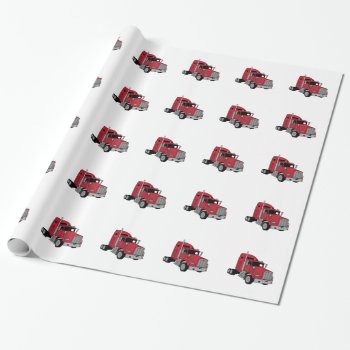 Kenworth Tractor Wrapping Paper by Grandslam_Designs at Zazzle