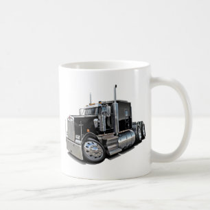 Kenworth w900 Black Truck Coffee Mug