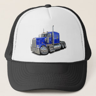 Kenworth w900 Blue Truck Trucker Hat