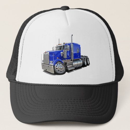 Kenworth w900 Blue Truck Trucker Hat