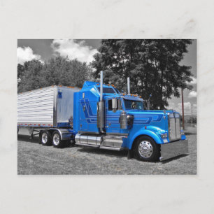 Kenwroth W900L Blue Postcard