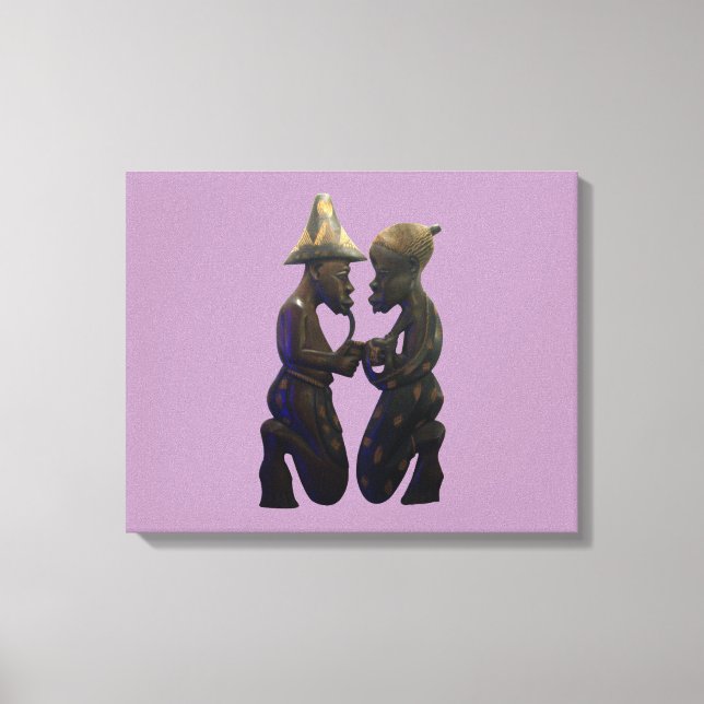 Kenya Africa Ethnic Tribal Wrapped Canvas Print (Front)