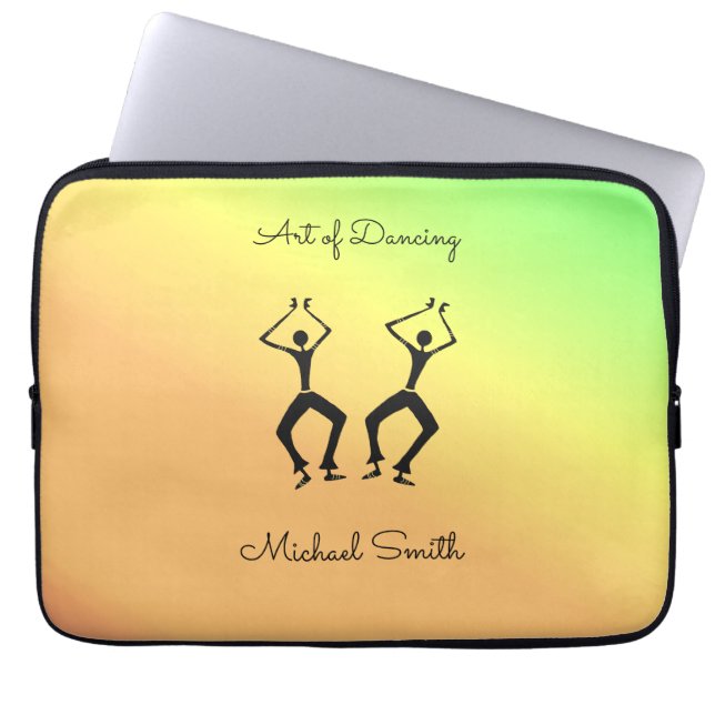 Kenya, African Art, Awesome Dancers Laptop Sleeve (Front)
