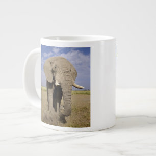 Kenya: Amboseli National Park, male elephant Giant Coffee Mug