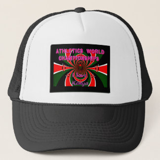 Kenya Athletics World Championships: Swirling Flag Trucker Hat