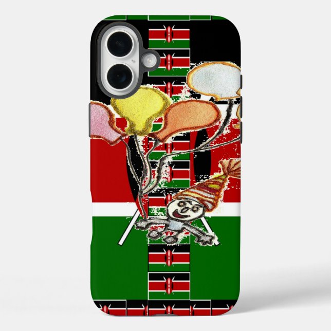 Kenya Birthday Case-Mate iPhone Case (Back)