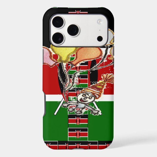 Kenya Birthday Case-Mate iPhone Case (Back)
