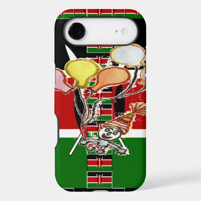 Kenya Birthday Case-Mate iPhone Case (Back)