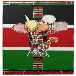 Kenya Birthday Cloth Napkin