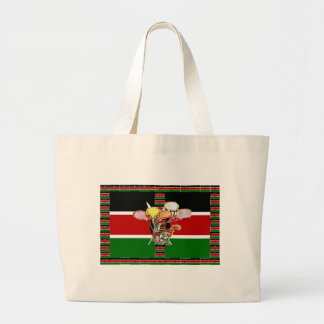 Kenya Birthday Large Tote Bag