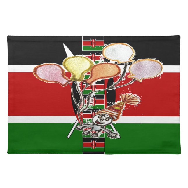 Kenya Birthday Placemat (Front)