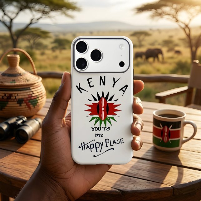 Kenya Case-Mate iPhone Case (A radiant anchor for the explorer's connection. 🇰🇪 Gratitude remains. ✨ #MyHappyPlace #SafariStyle)