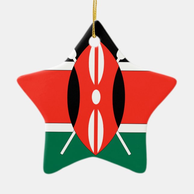 Kenya Ceramic Ornament (Front)