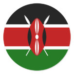 KENYA CLASSIC ROUND STICKER