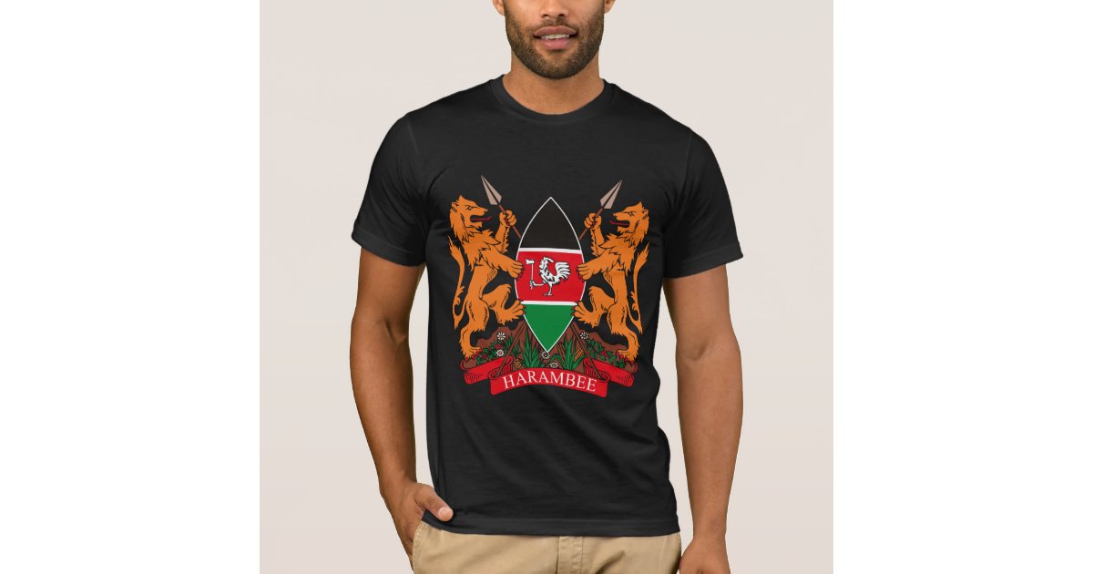 Kenya National Harambee T-shirt : Clothing, Shoes & Jewelry