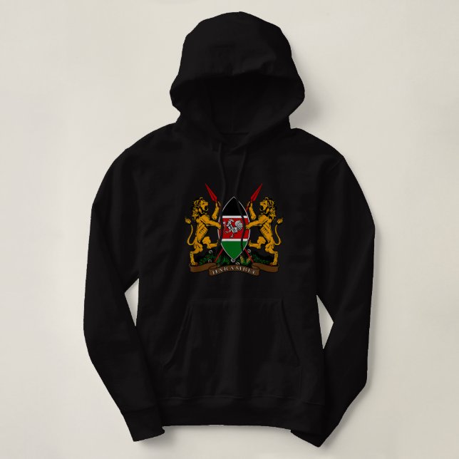 Kenya  Coat of arms Tee Flag souvenir Nairobi  (Design Front)