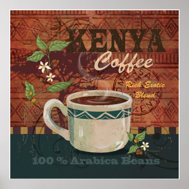 Kenya Coffee Poster (Front)