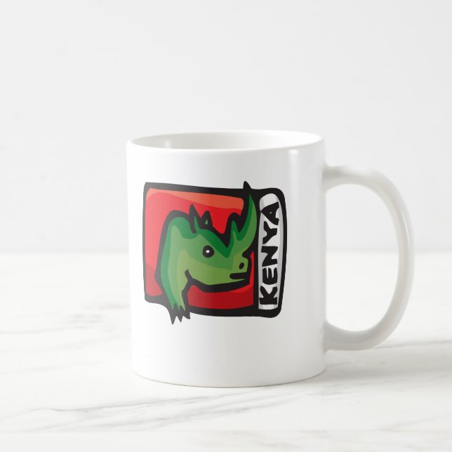Kenya Design Coffee Mug (Right)