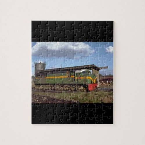 Kenya EAR diesel unit_Trains of the World Jigsaw Puzzle