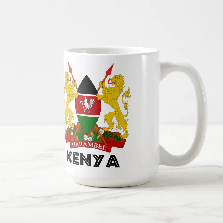 Personalised Nairobi Kenya Sarong Coat Of Arms With Coffee LT15