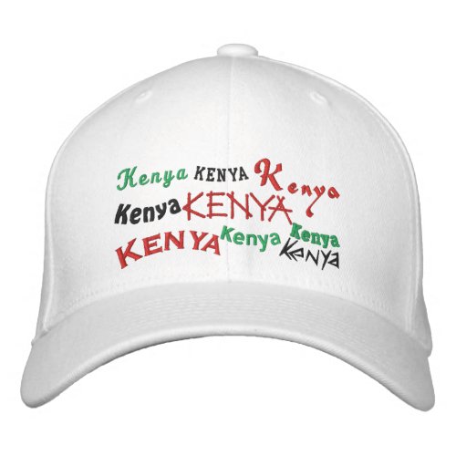 Kenya Embroidered Baseball Cap