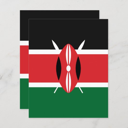 Kenya flag (Front/Back)