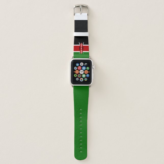 Kenya Flag Apple Watch Band (Front)