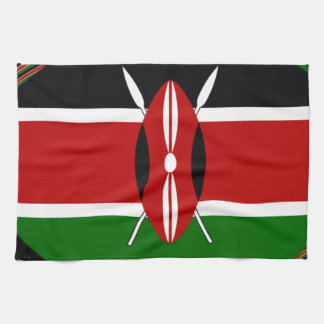 Kenya Flag Art – Patriotic & Modern Design Kitchen Towel