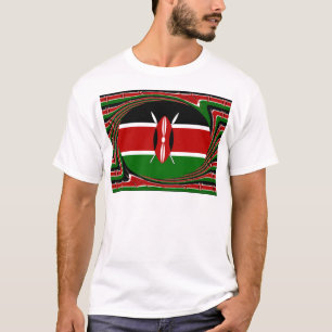 Kenya Flag Art – Patriotic & Modern Design T-Shirt