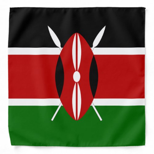 Kenya flag bandana